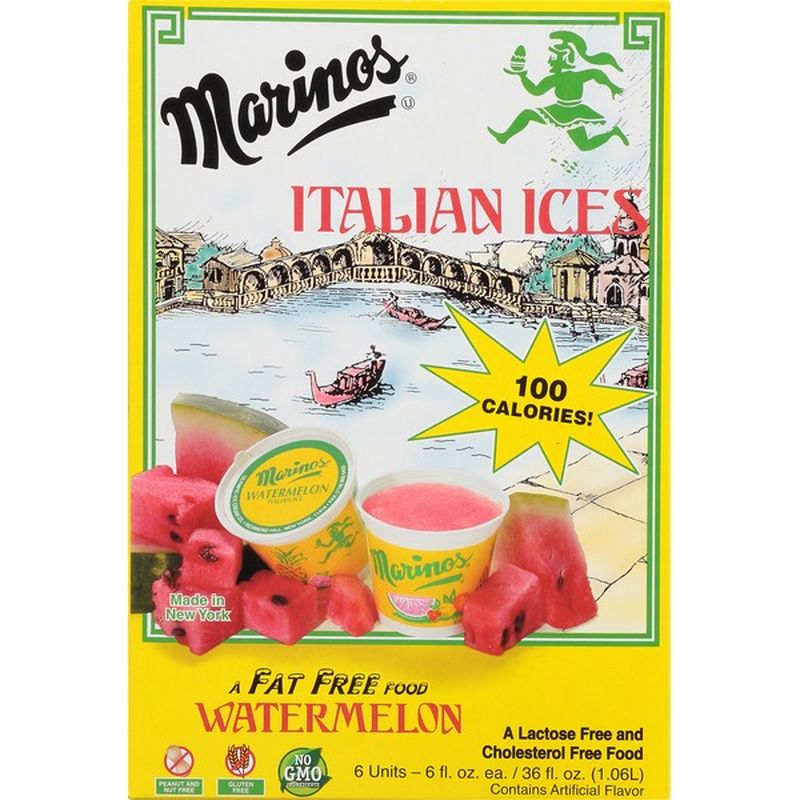 Lindy S Homemade Italian Ice Cherry 6 Fl Oz Instacart