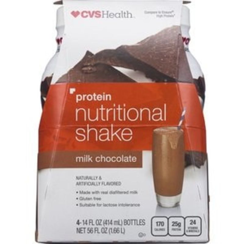 CVS Pharmacy Liquid Protein Nutritional Shake Milk Chocolate (14 oz ...