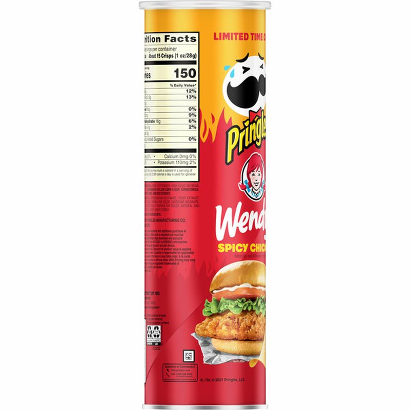 Featured image of post Recipe of Pringles Wendy&#039;s Spicy Chicken Where To Buy