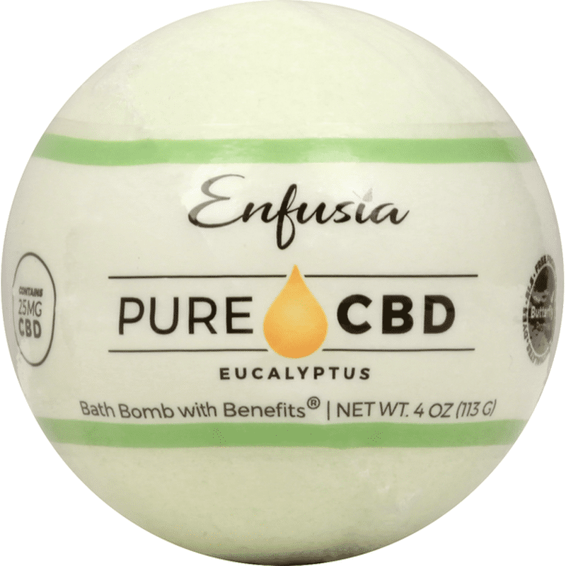 Enfusia Bath Bomb, with Benefits, Eucalyptus (4 oz) - Instacart