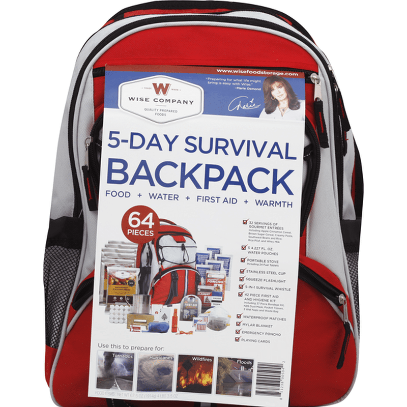 5 day survival discount backpack