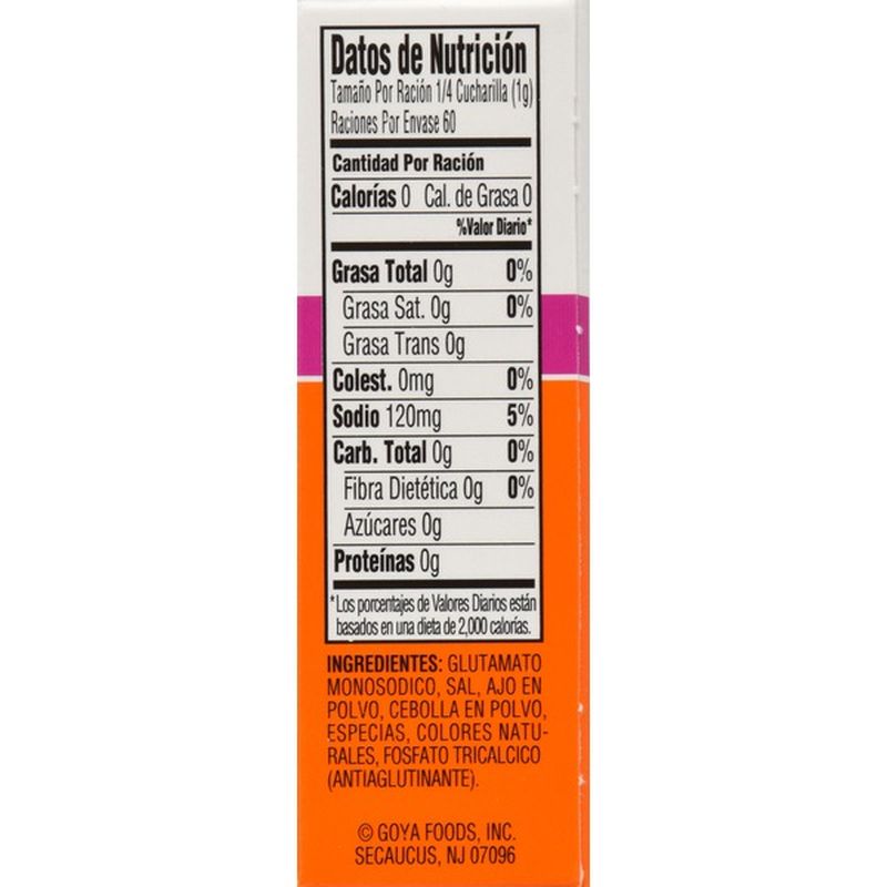 Goya Sazón Seasoning without Annatto (2.11 oz) Instacart