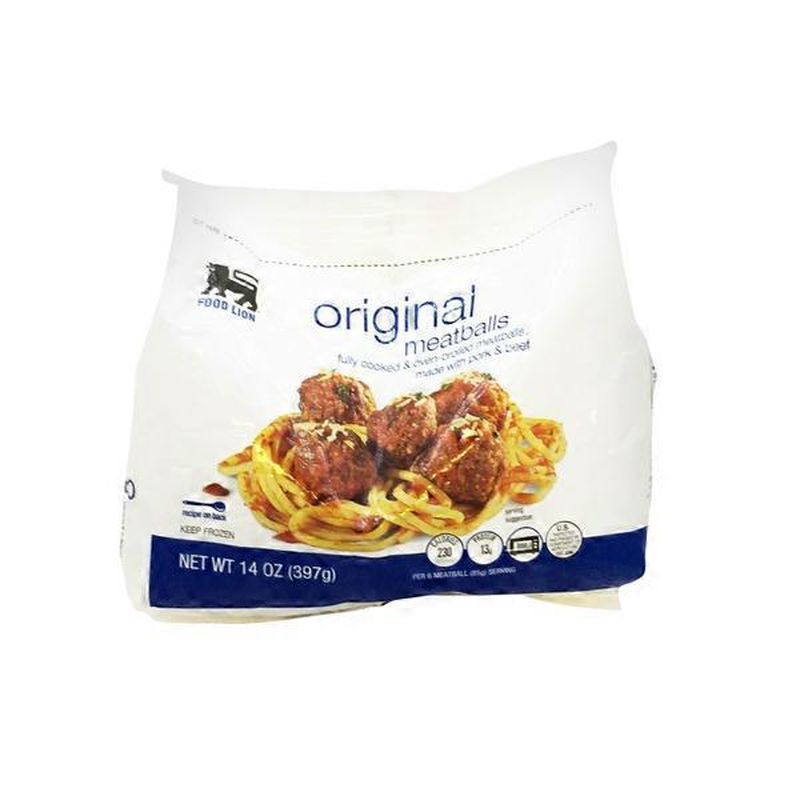 Food Lion Original Meatballs (14 oz) from Food Lion ...