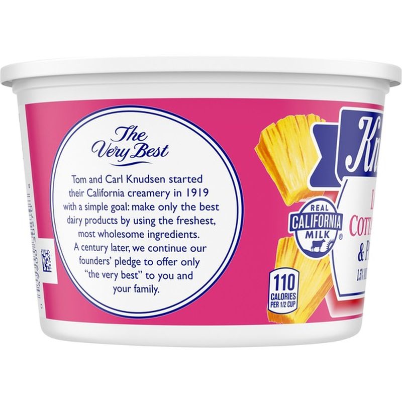 Knudsen Low Fat Cottage Cheese & Pineapple (16 oz) Instacart