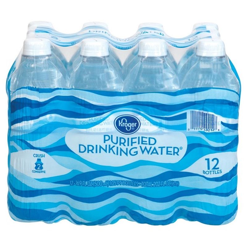 Kroger Purified Drinking Water (16 oz) from Fry's Instacart