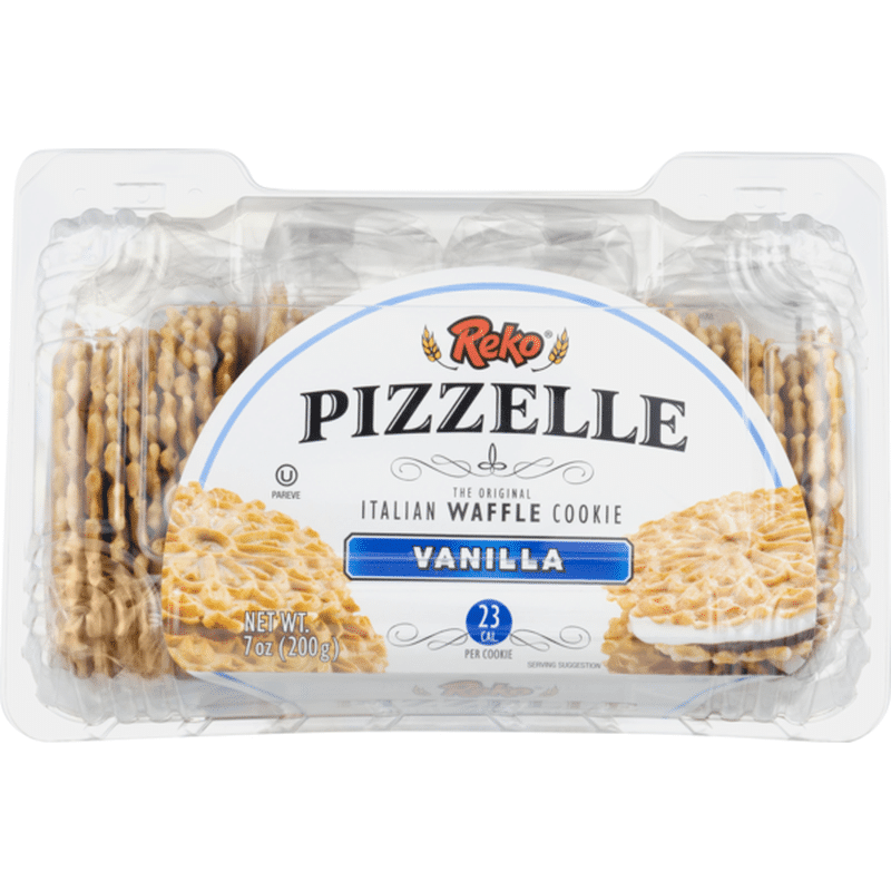 Reko Pizzelle Italian Waffle Cookie Vanilla (7 oz) Delivery or Pickup