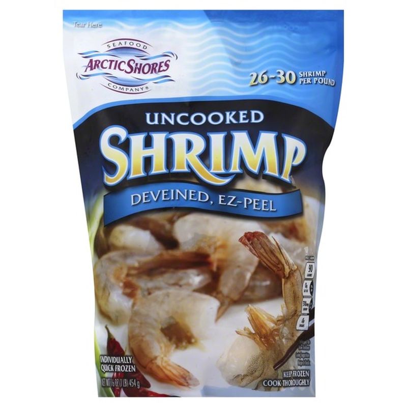 Arctic Shores Shrimp Uncooked Deveined Ez Peel 16 Oz Instacart