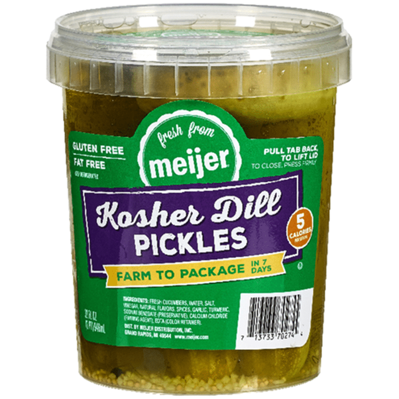 Meijer Kosher Dill Pickles