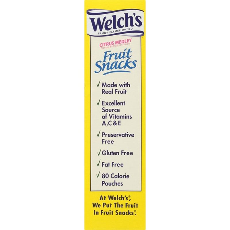 Welch's Fruit Snacks, Citrus Medley, Value Pack (22 each) Instacart