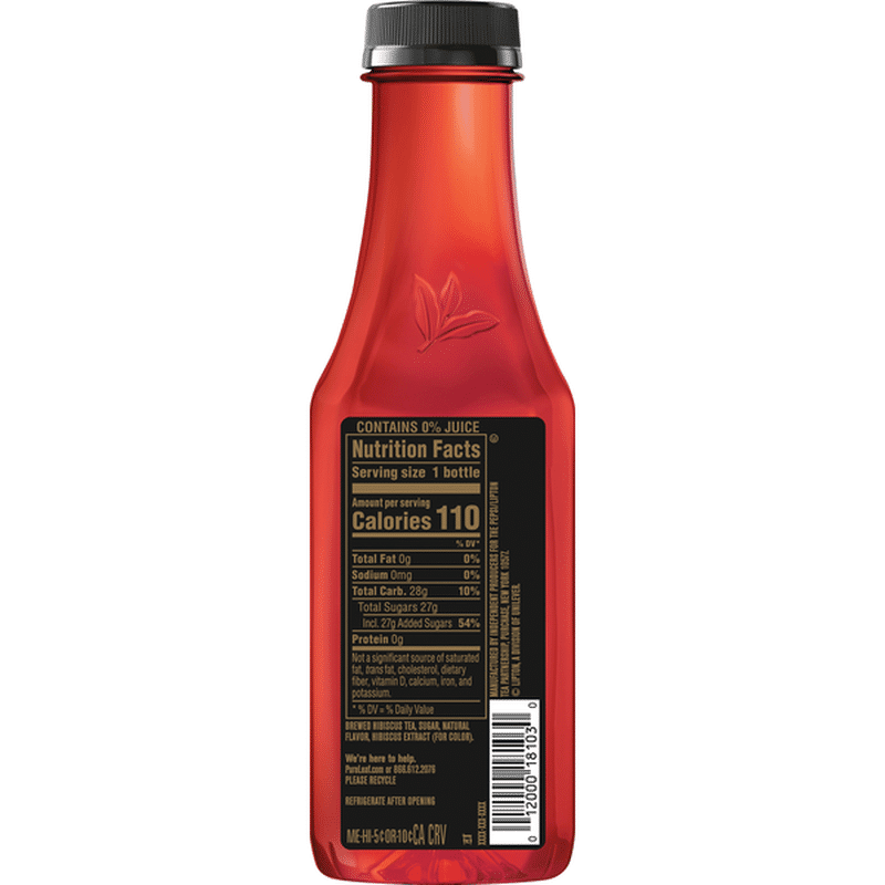 Pure Leaf Mango Hibiscus Iced Tea (18.5 fl oz) Instacart