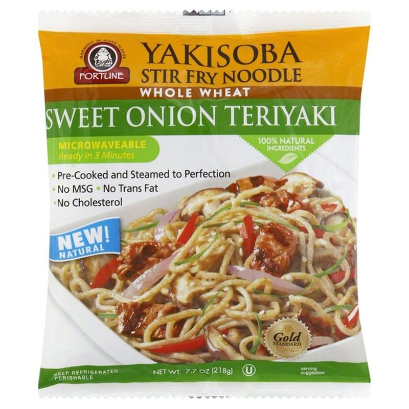 Fortune Stir Fry Noodle, Yakisoba, Whole Wheat, Sweet Onion Teriyaki (7 ...