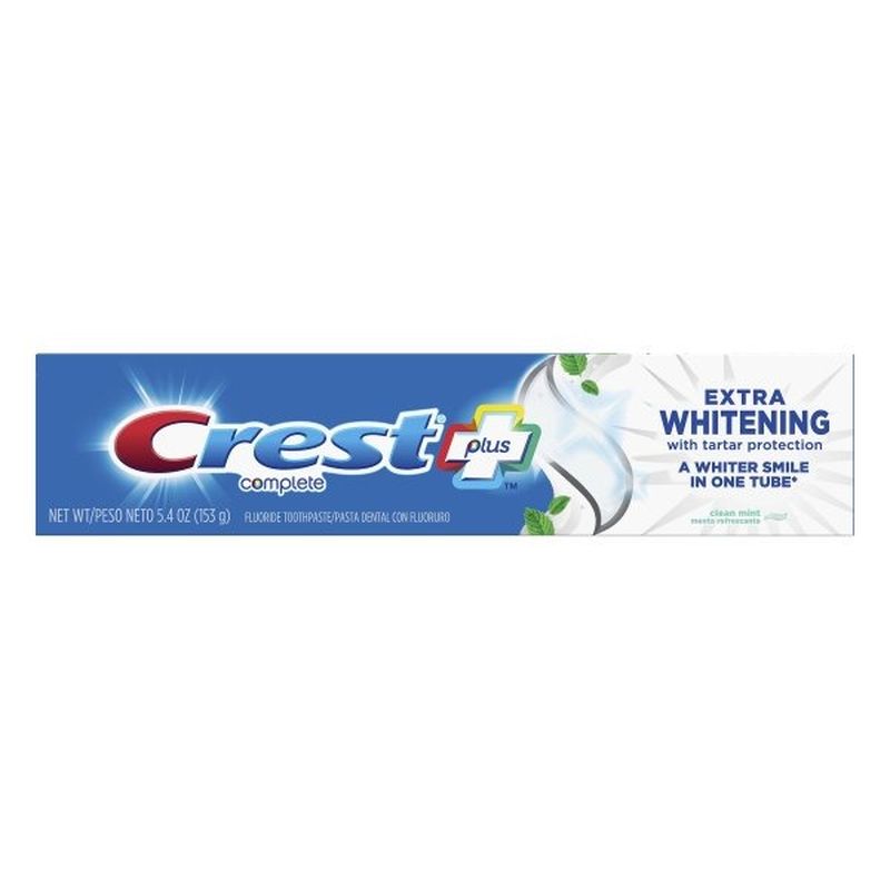 Crest Extra Whitening Complete Toothpaste, Clean Mint