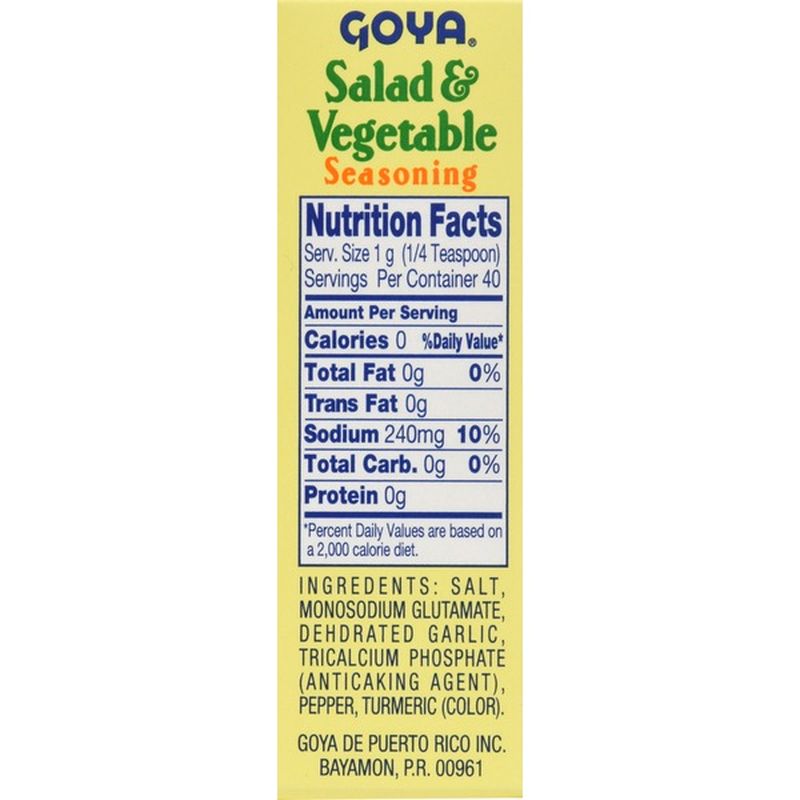 Goya Salad & Vegetable Seasoning