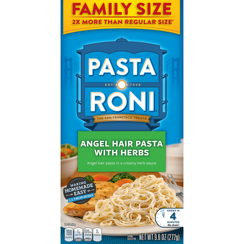 Pasta Roni Angel Hair Pasta With Herbs (9.6 oz) - Instacart