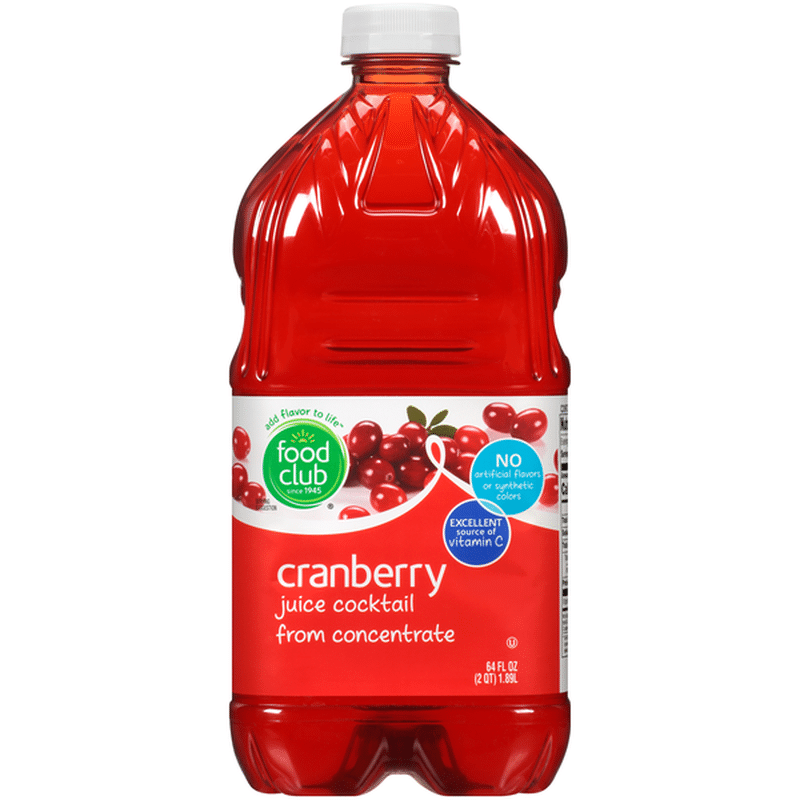 Food Club Cranberry Juice Cocktail From Concentrate (64 fl oz) Instacart
