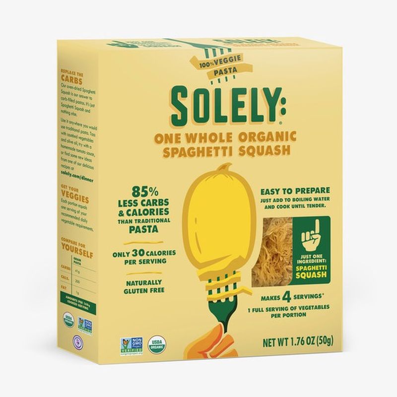 Solely Spaghetti Squash Organic 1 76 Oz Delivery Or Pickup Near Me Instacart