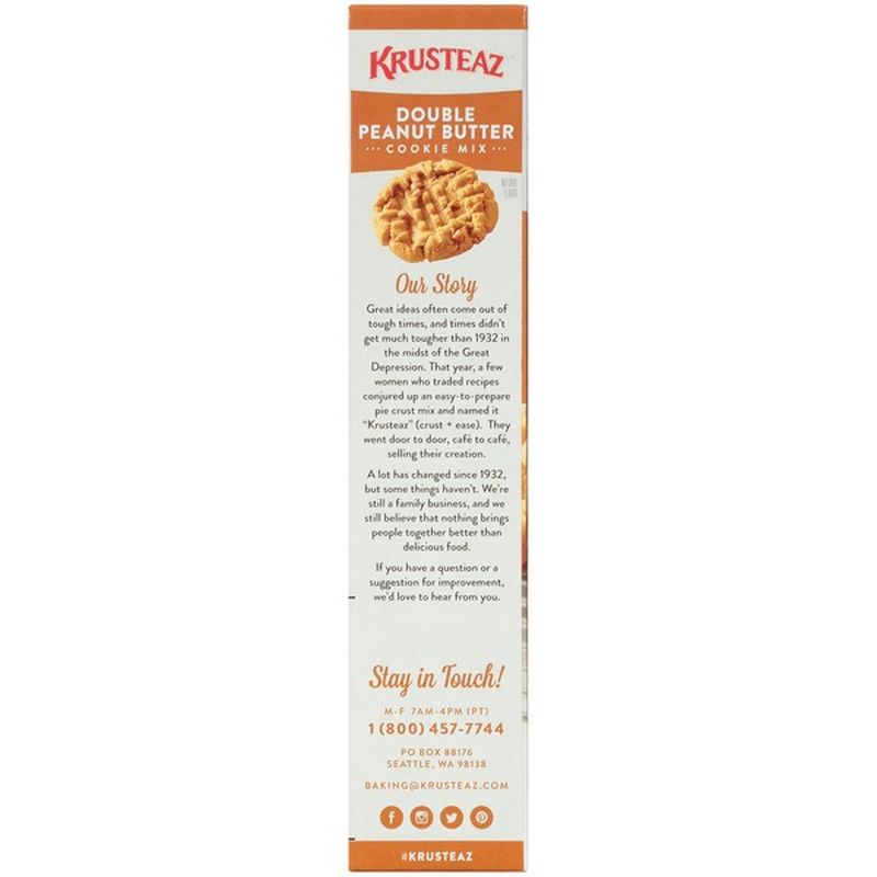 Krusteaz Double Peanut Butter Cookie Mix (16 oz) Delivery or Pickup ...