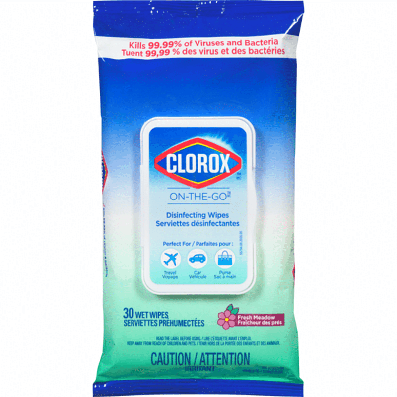 Clorox On The Go Disinfecting Wipes (30 ct) - Instacart