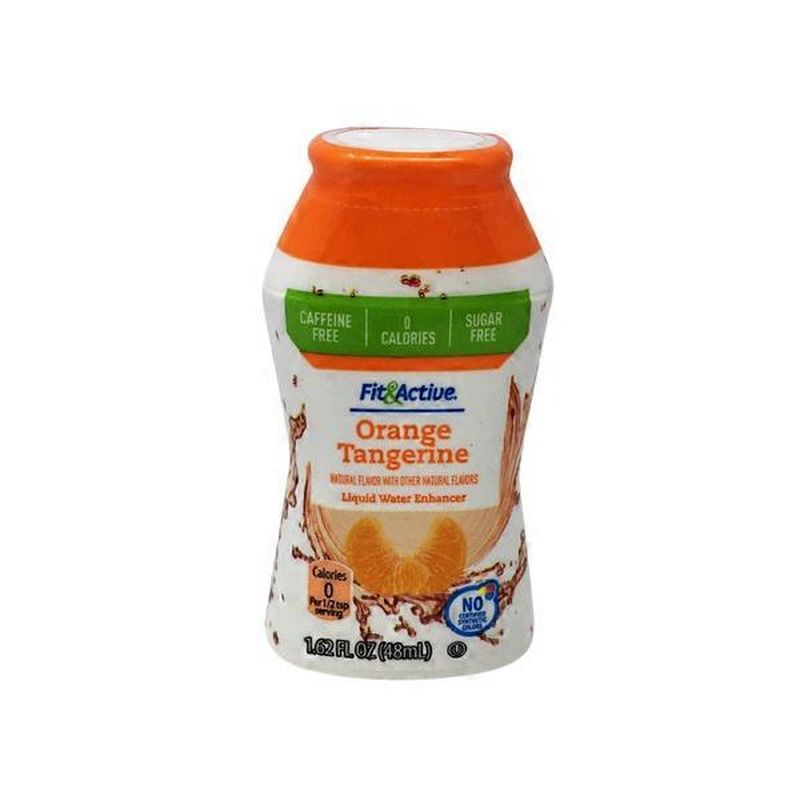Fit & Active Orange Tangerine Liquid Water Enhancer (1.62 fl oz) from