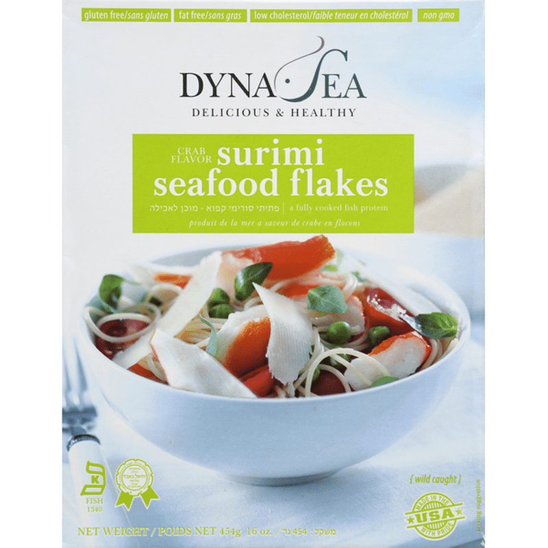 Dyna Ea Seafood Flakes, Surimi, Crab Flavor (454 g) Instacart
