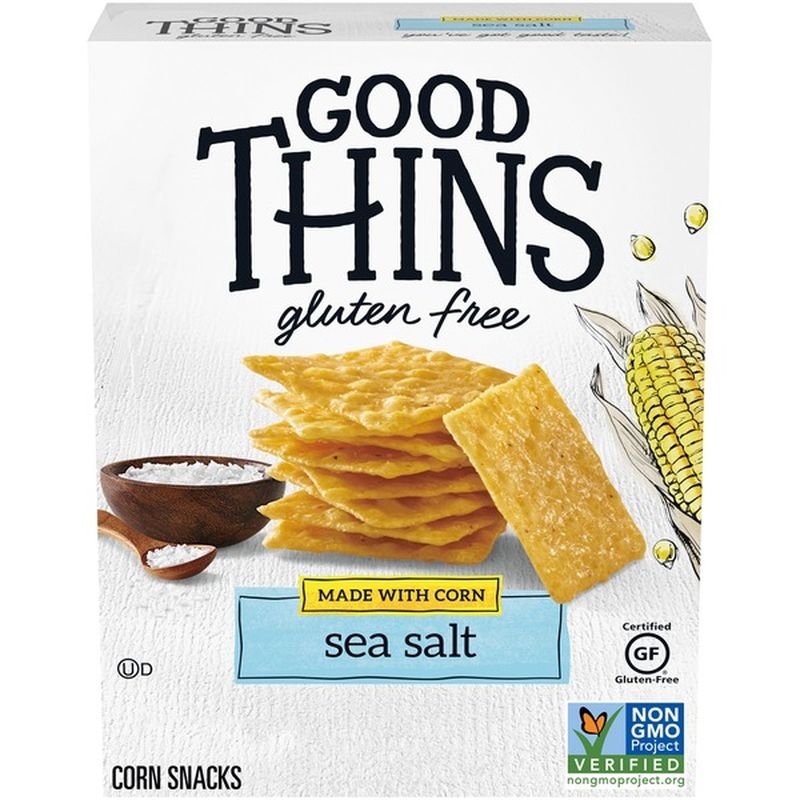 Good Thins GlutenFree Corn Crackers, Sea Salt Flavor (4 oz) Instacart