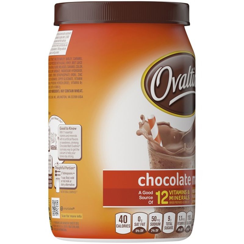 Ovaltine Chocolate Malt Milk Mix (12 oz) Instacart