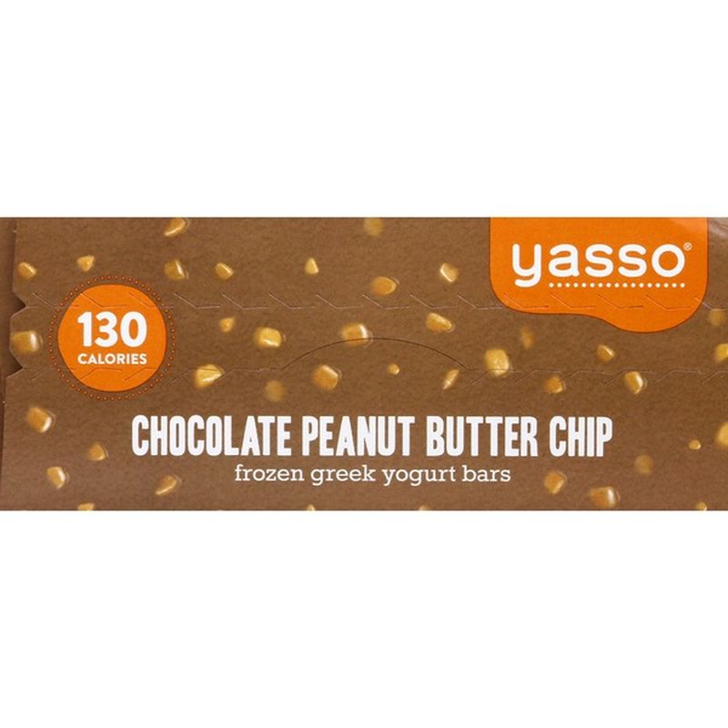 Yasso Frozen Greek Yogurt, Chocolate Peanut Butter Chip Bars, 4 pack (4 each) Instacart
