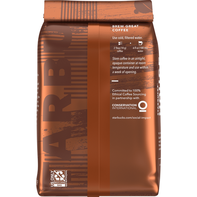 Starbucks Medium Roast Ground Coffee — House Blend (12 oz) from Stater