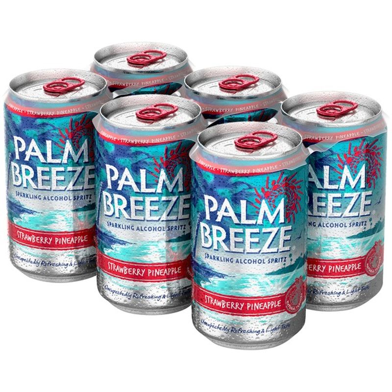 Palm Breeze Strawberry Pineapple Sparkling Alcohol Palm Breeze