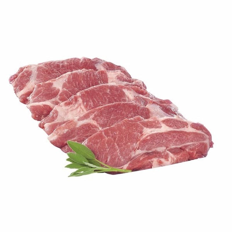 Schnucks Pride Of The Farm Center Cut Pork Steaks (per Lb) - Instacart