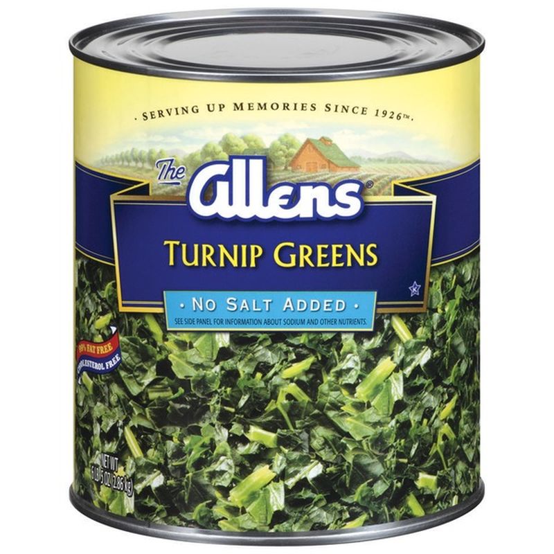 The Allens No Salt Added Turnip Greens (101 oz) Instacart