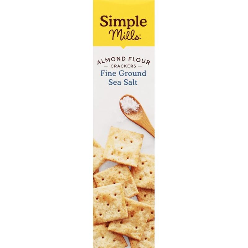 Simple Mills Fine Ground Sea Salt Almond Flour Crackers (4.25 Oz) From ...