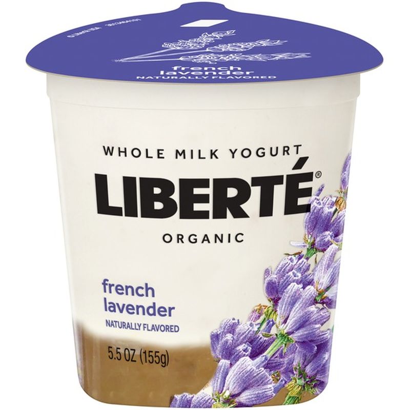 Liberté Organic Yogurt, French Lavender Whole Milk Yogurt (5.5 oz