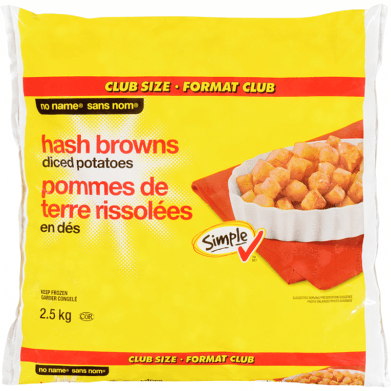 No Name Hashbrown Patties 2500 G Instacart