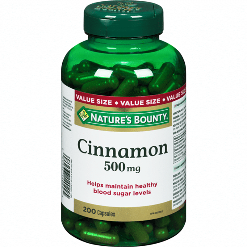 Nature's Bounty 500 Mg Cinnamon (200 ct) Instacart