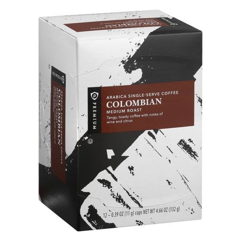 Publix Premium Colombian Medium Roast Arabica Singleserve Coffee (12
