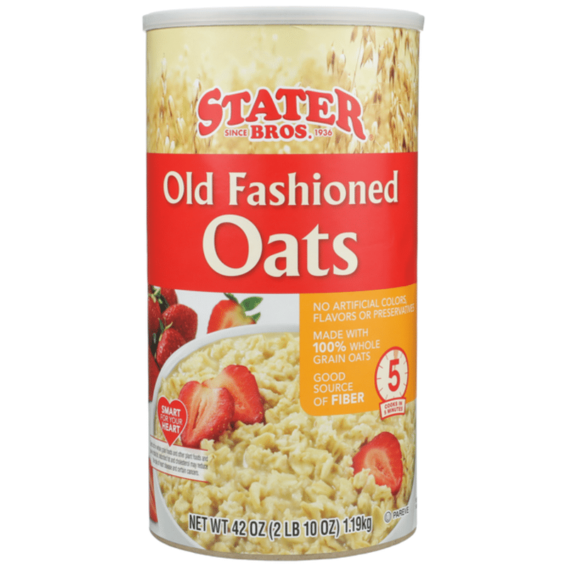 Stater Bros Old Fashioned 100 Whole Grain Oats (42 oz) Instacart