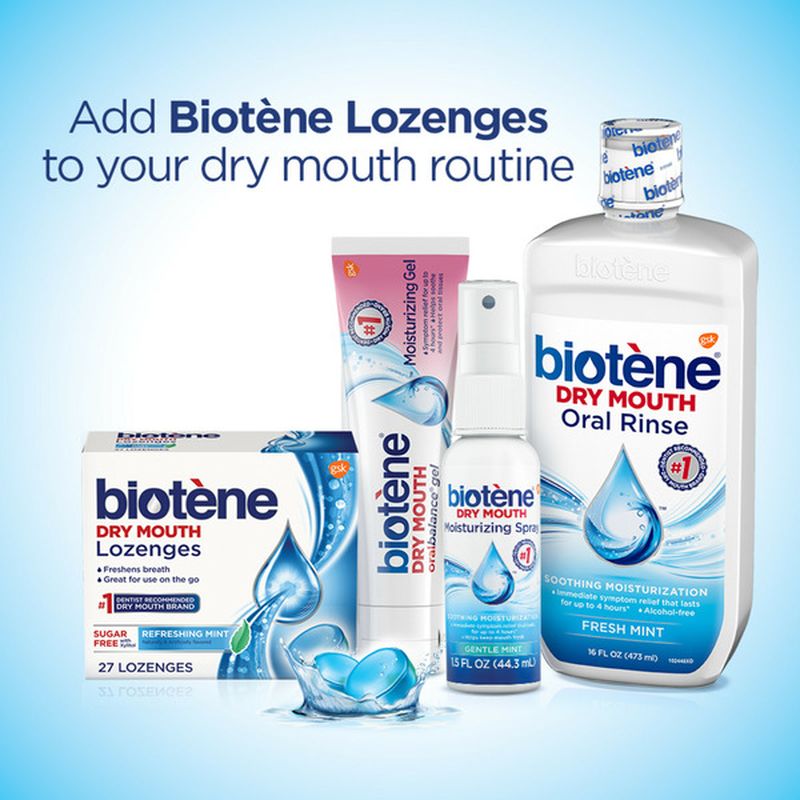 Biotene Dry Mouth Lozenges, Dry Mouth Lozenges, Dry Mouth Lozenges (27 ...