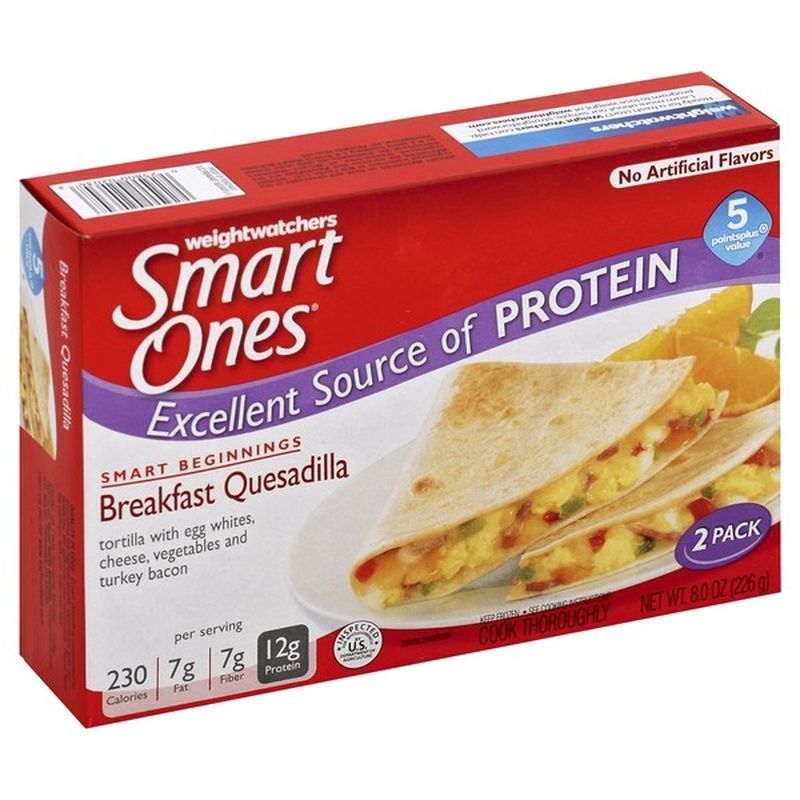 Smart Ones Breakfast Quesadilla with Egg Whites, Cheese, Vegetables