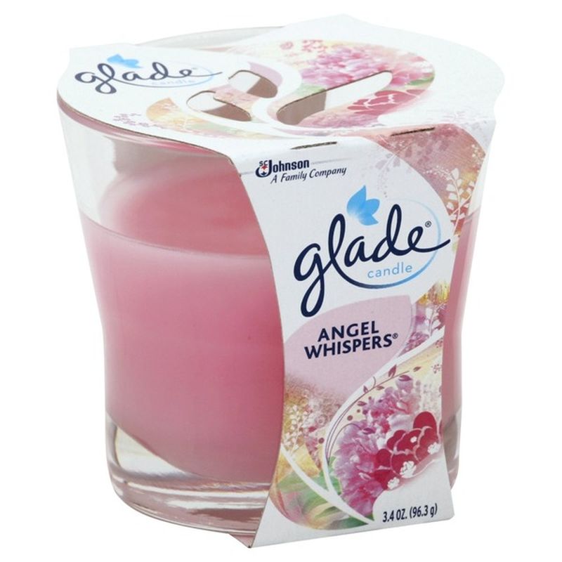 Glade Candle, Angel Whispers (3.8 oz) Instacart