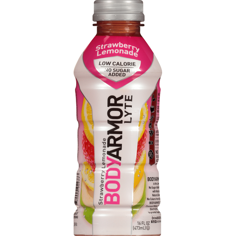 BodyArmor Sports Drink, Strawberry Lemonade, Lyte (16 oz) Instacart