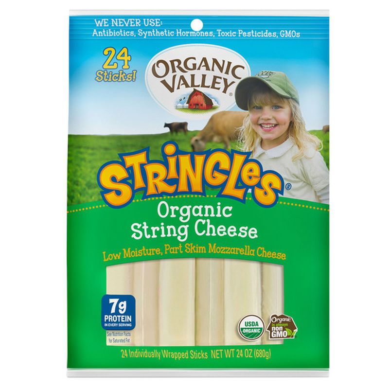 Organic Valley Stringles Organic Mozzarella String Cheese
