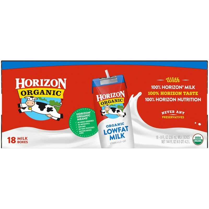 Horizon Organic 1 Lowfat ShelfStable Milk (144 fl oz) from Costco
