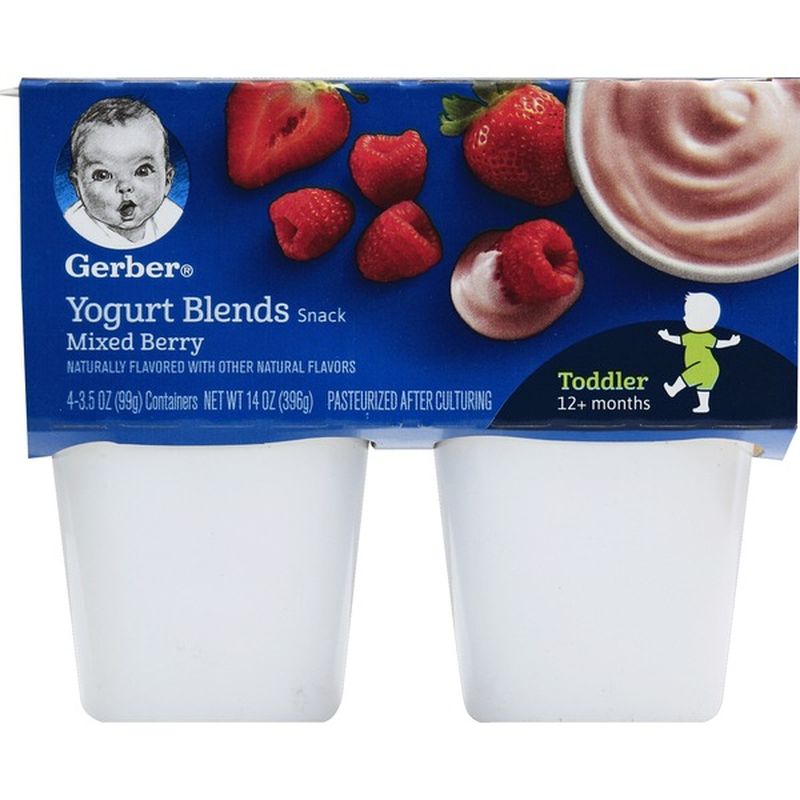 gerber yogurt blends snack