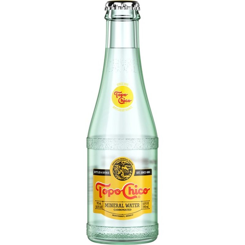 Topo Chico Sparkling Mineral Water Glass Bottle (6.5 fl oz) Instacart