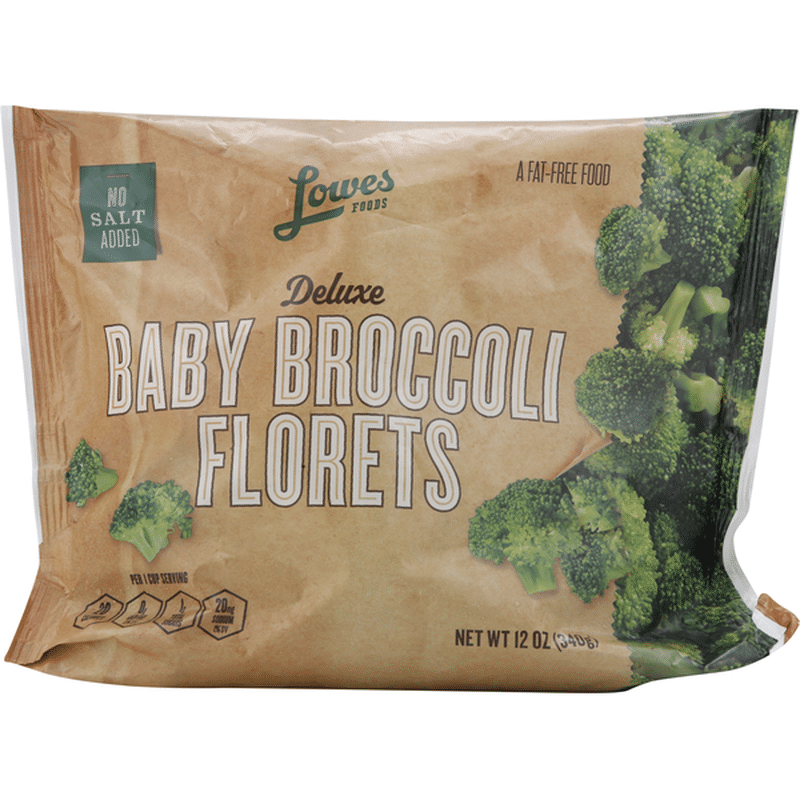 Lowes Baby Broccoli, Florets, Deluxe (12 oz) Instacart