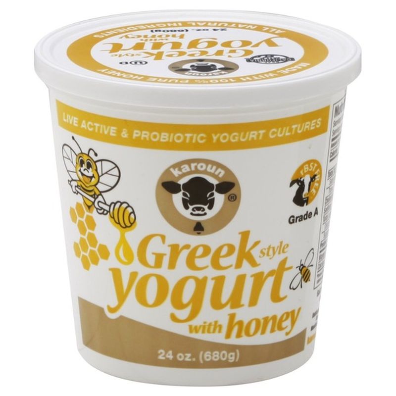 Karoun Yogurt, Greek Style, with Honey (24 oz) Delivery or Pickup Near