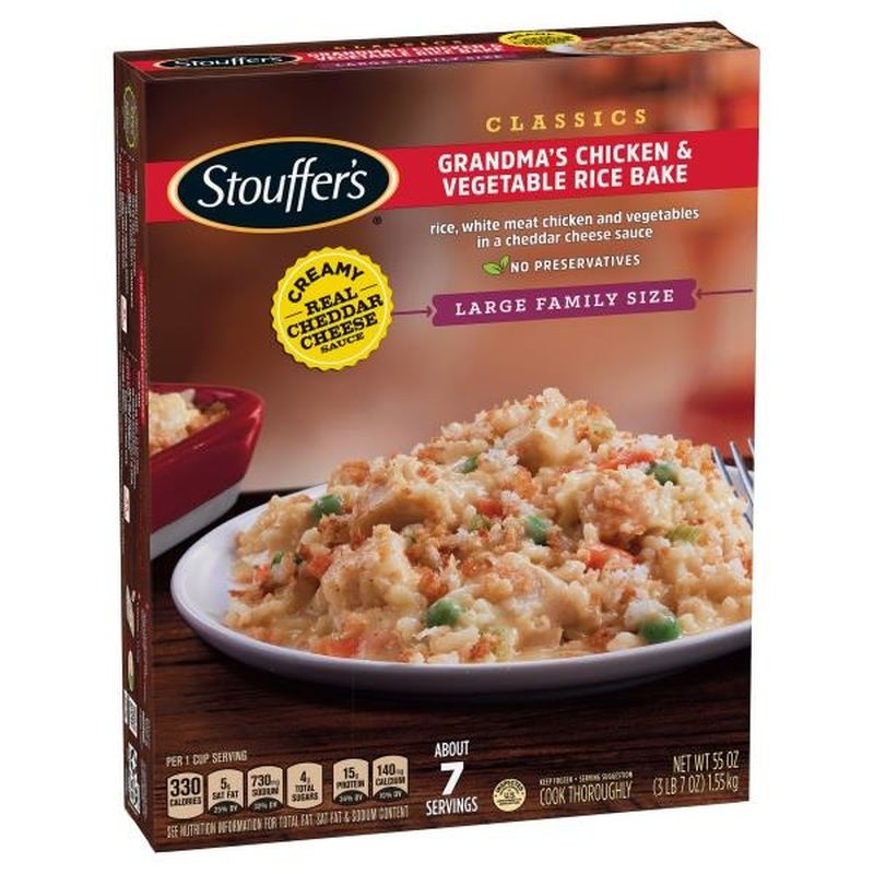 Stouffer's CLASSICS Large Family Size Grandma's Chicken & Vegetable ...