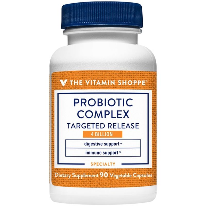 The Vitamin  Shoppe  Probiotic Complex 4 Billion CFUs 