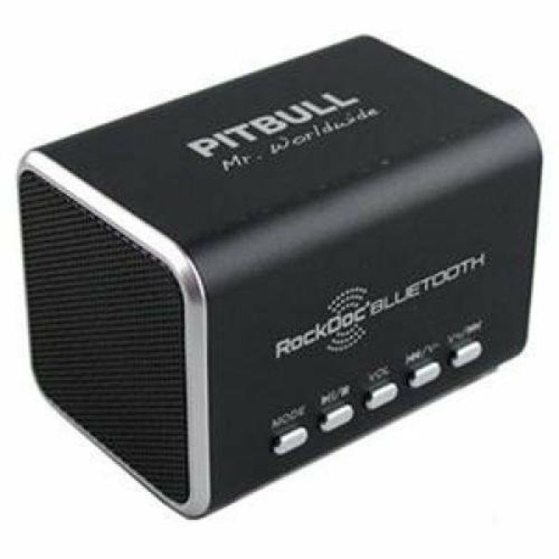 Rock Doc Black Pitbull Wireless Bluetooth Speaker